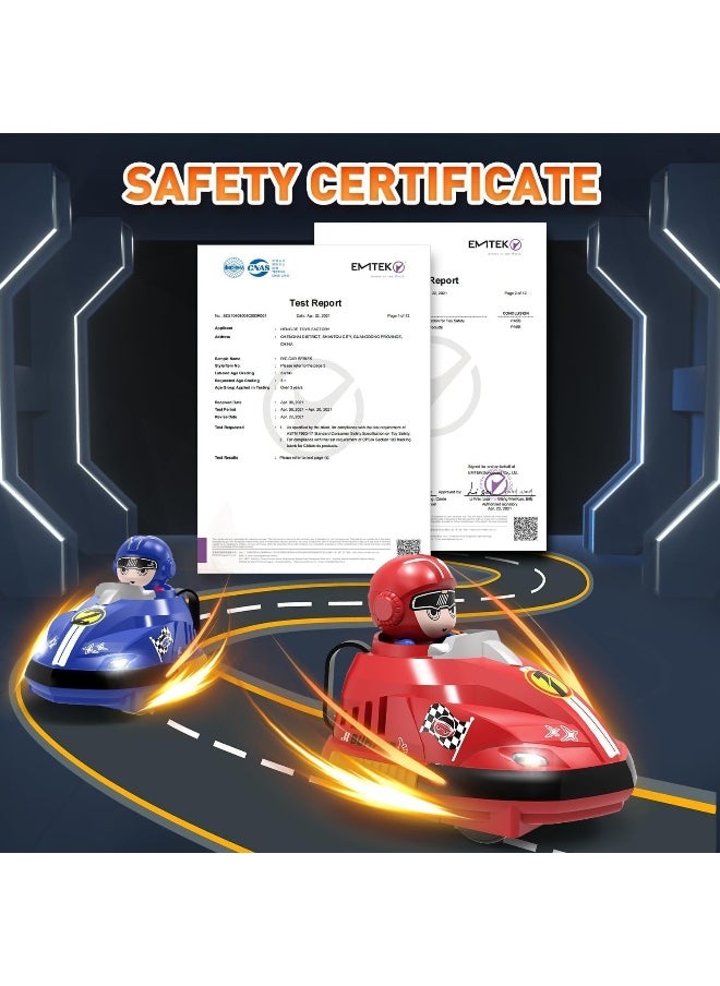 Moonmen - Moonmen Pop Up Remote Control Collision Cars Set of 2 - Image 1
