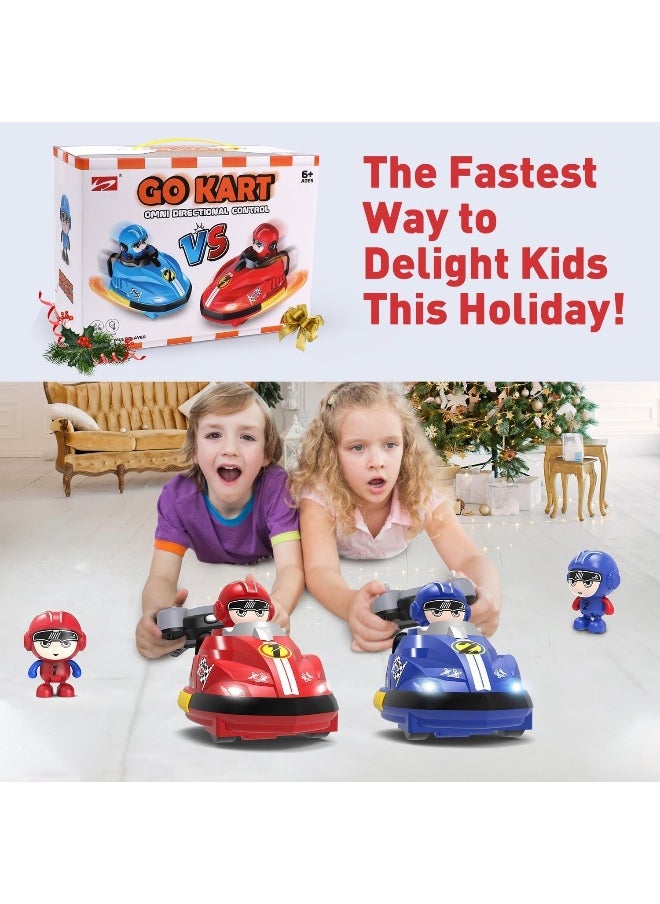 Moonmen - Moonmen Pop Up Remote Control Collision Cars Set of 2 - Image 1