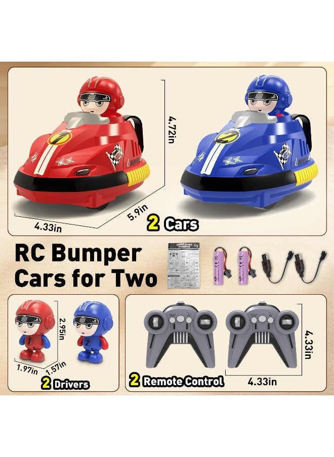 Moonmen - Moonmen Pop Up Remote Control Collision Cars Set of 2 - Image 1