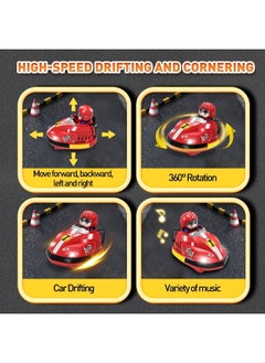 Moonmen Moonmen Pop Up Remote Control Collision Cars Set of 2  - Image 5