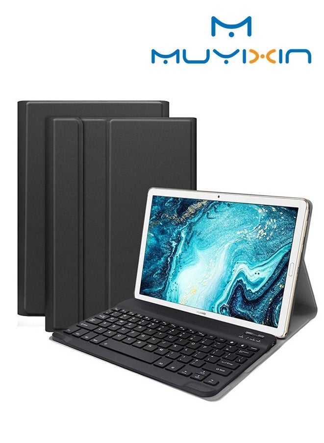 Muyixin - Huawei MatePad Pro 10.8 PU Leather Cover with Detachable Keyboard - Image 1