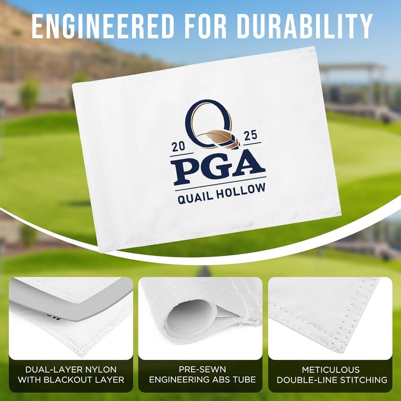 COGOLFING Standard Golf Flag PGA 2025, Tube Insert, 14x20 Inch 420D Nylon Dual-Sided Silk-Screen, Ideal for Practice Putting Green, Driving Range, Course, Club, 1-Pack - Image 5