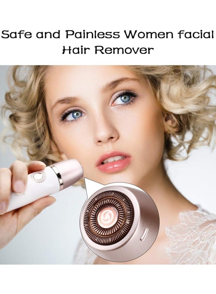 Electric Epilator for Women Painless 2-in-1 Women Shaver Hair Remover for Face, Legs and Underarm Portable Waterproof Bikini Trimmer Wet and Dry Cordless Lady Hair Removal - Image 4