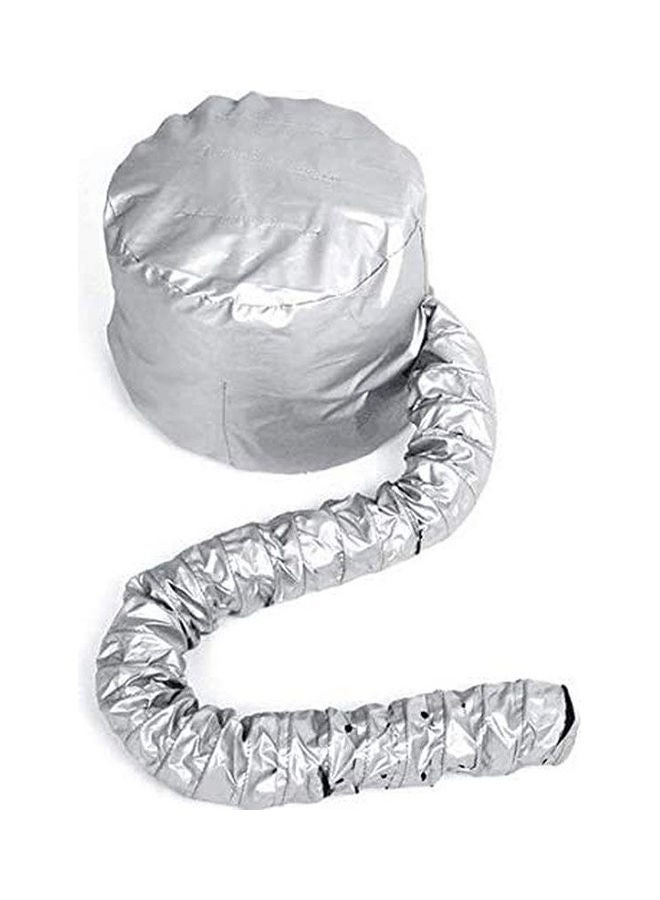 NIBEMINENT 1Pcs Bonnet Dryer Attachment Cap Hood Roll Baking Oil Silver