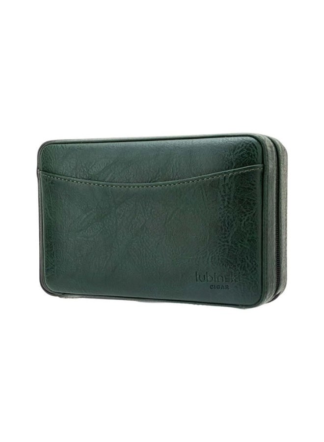 LUBINSKI Travel Cigar Humidor – Portable Airtight Case for Cigars, Durable Protection (5-6 Cigar Capacity), Gift-Ready - Image 2