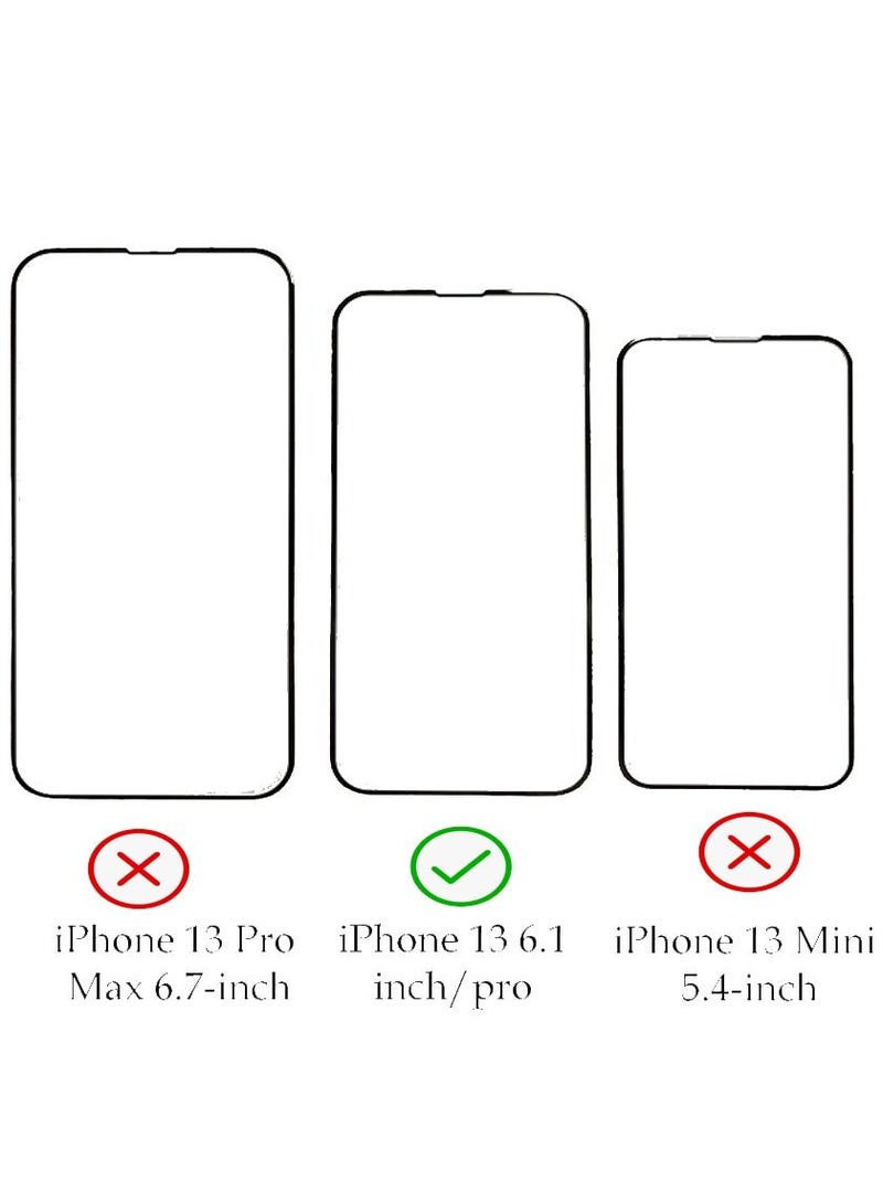 BORTONY Tempered Glass Screen Protector for Apple iPhone 13/13 Pro 6.1 Inch - Image 4