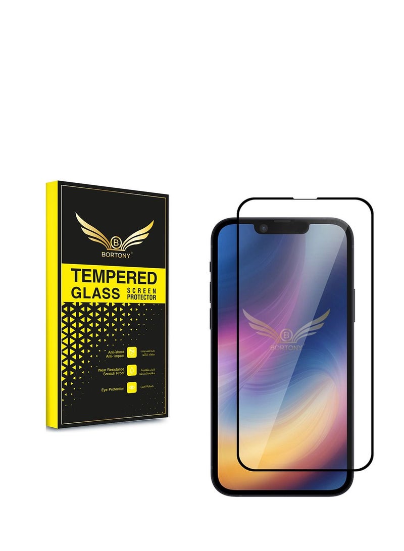 BORTONY Tempered Glass Screen Protector for Apple iPhone 13/13 Pro 6.1 Inch - Image 1