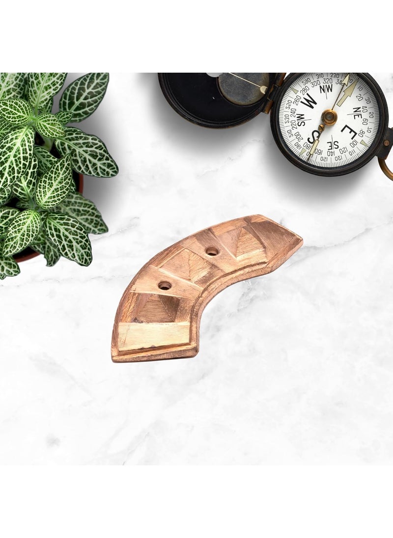 Plus Value Plus Value Clock Wise Arrow Copper Vastu Pyramid Remedies AntiClock Main Door Entrance Opening Staircase Manufacturing Process 3 x 95 x 15 cm  - Image 3