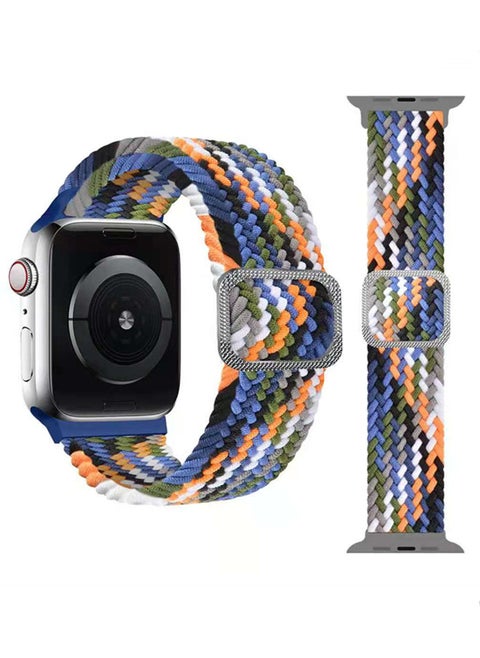 Nylon Solo Loop Strap Compatible with Apple Watch 45/44/42mm SE /Series 7/6/5/4/3/2/1