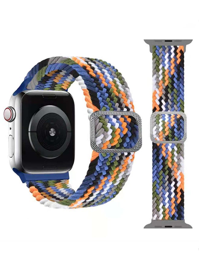ISank - Nylon Solo Loop Strap Compatible with Apple Watch 45/44/42mm SE /Series 7/6/5/4/3/2/1 - Image 1