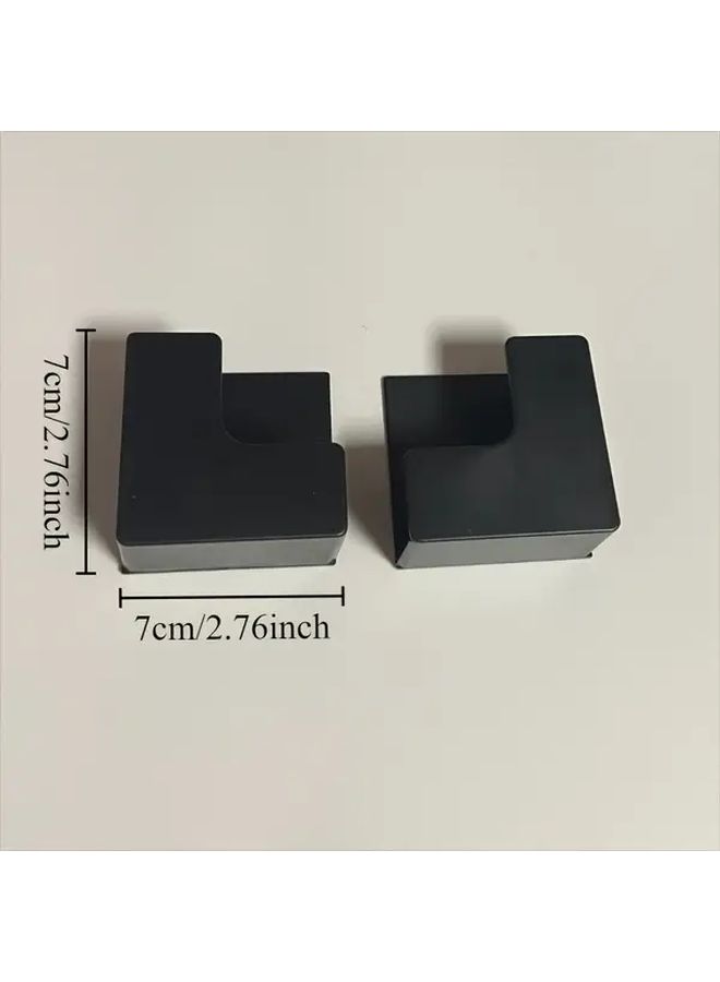 Black Wall Mount Bracket For Body Fat Scale Storage Holder 1 Pc - Image 2