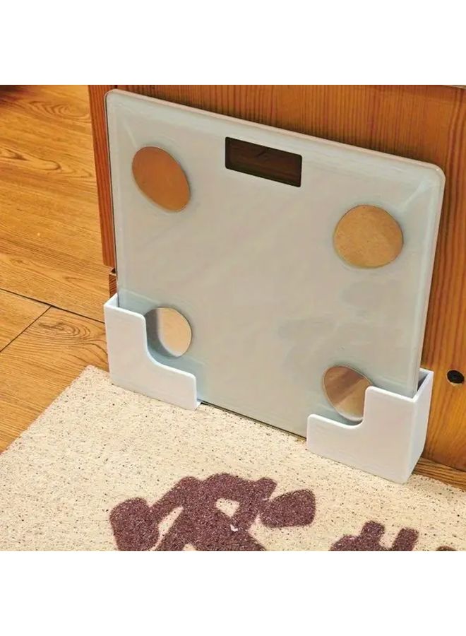 Black Wall Mount Bracket For Body Fat Scale Storage Holder 1 Pc - Image 1