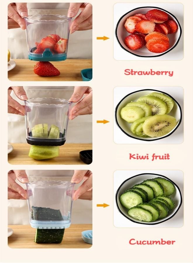 TCJ Fruit slicer Vegetable slicer Slices evenly Plate decoration Cake companions - Image 3