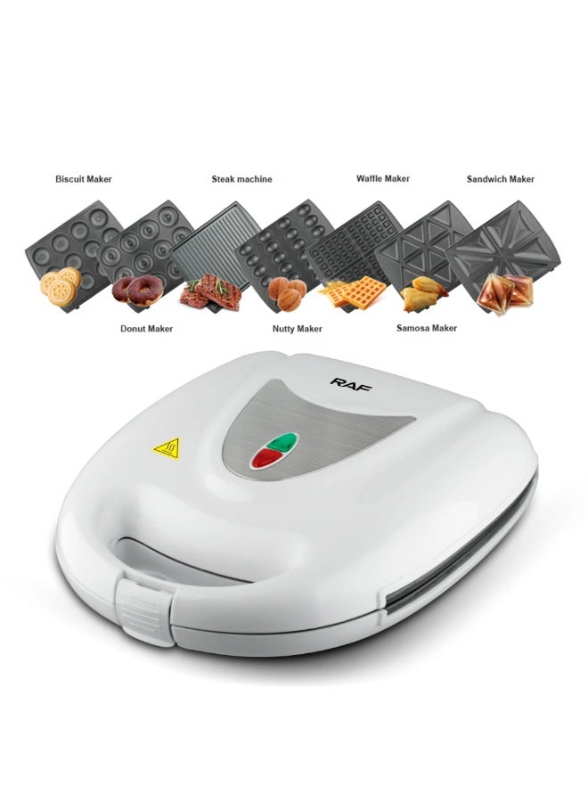 RAF 7x1 Jumbo Sandwich Maker – 1400 Watts R.217 (3 Year Warranty)