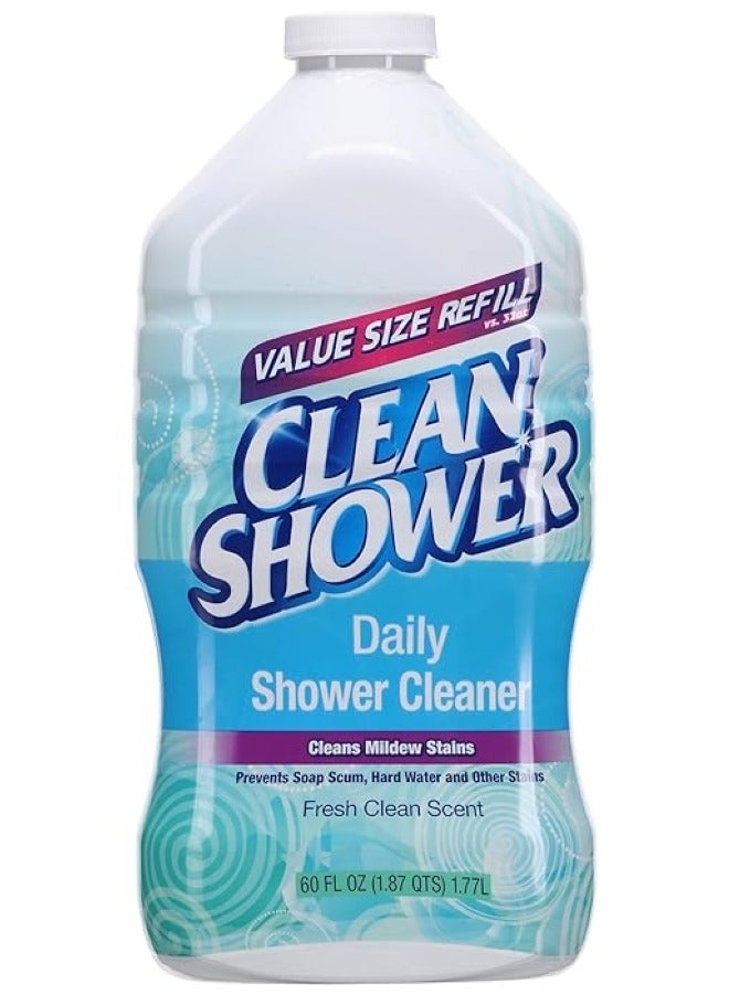Clean Shower Daily Shower Cleaner Fresh Clean Scent 1.77 L - Image 1