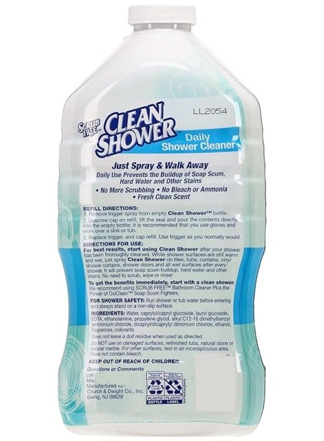 Clean Shower Daily Shower Cleaner Fresh Clean Scent 1.77 L - Image 2