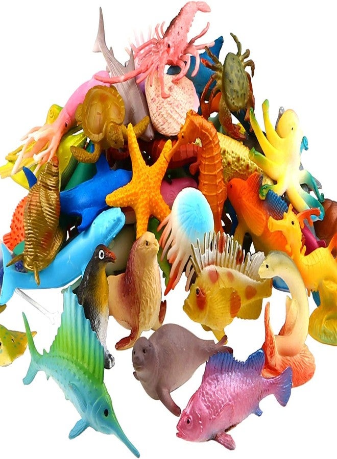 Amitasha Cute Fish Toy, Big Size Aquatic Sea Marine Animal Toy, Sea Creatures Action Toys, Figurine Play Set for Kids, Toddler Tummy Time, Animal Figure Toys, Fish Playing Set for Kids - Image 4
