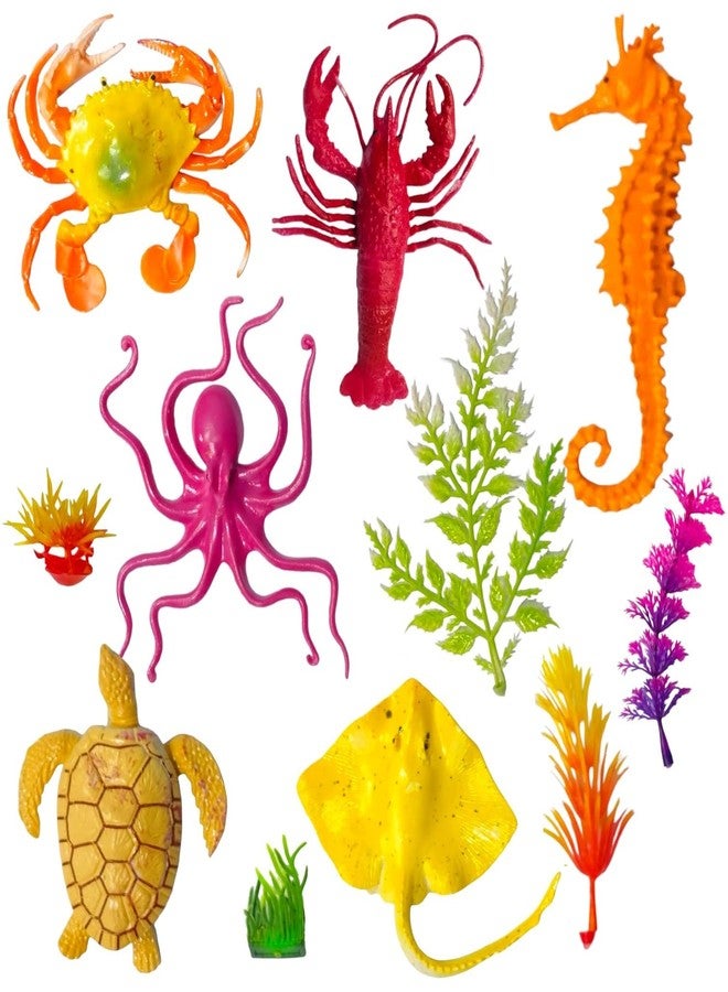 Amitasha Cute Fish Toy, Big Size Aquatic Sea Marine Animal Toy, Sea Creatures Action Toys, Figurine Play Set for Kids, Toddler Tummy Time, Animal Figure Toys, Fish Playing Set for Kids - Image 1