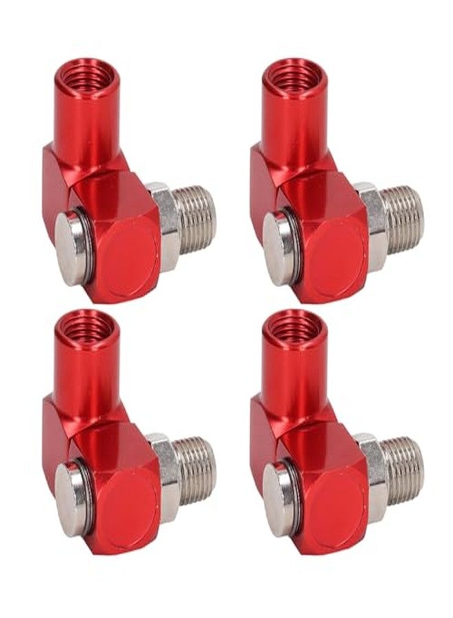 Bewinner 4Pcs 1/4 NPT 360 Degree Swivel Air Hose Fittings, Universal 1/4”Industrial Air Fittings and Pneumatic Tool Adapter, Portable Air Hose Connector Pneumatic Tool Adapter - Image 1