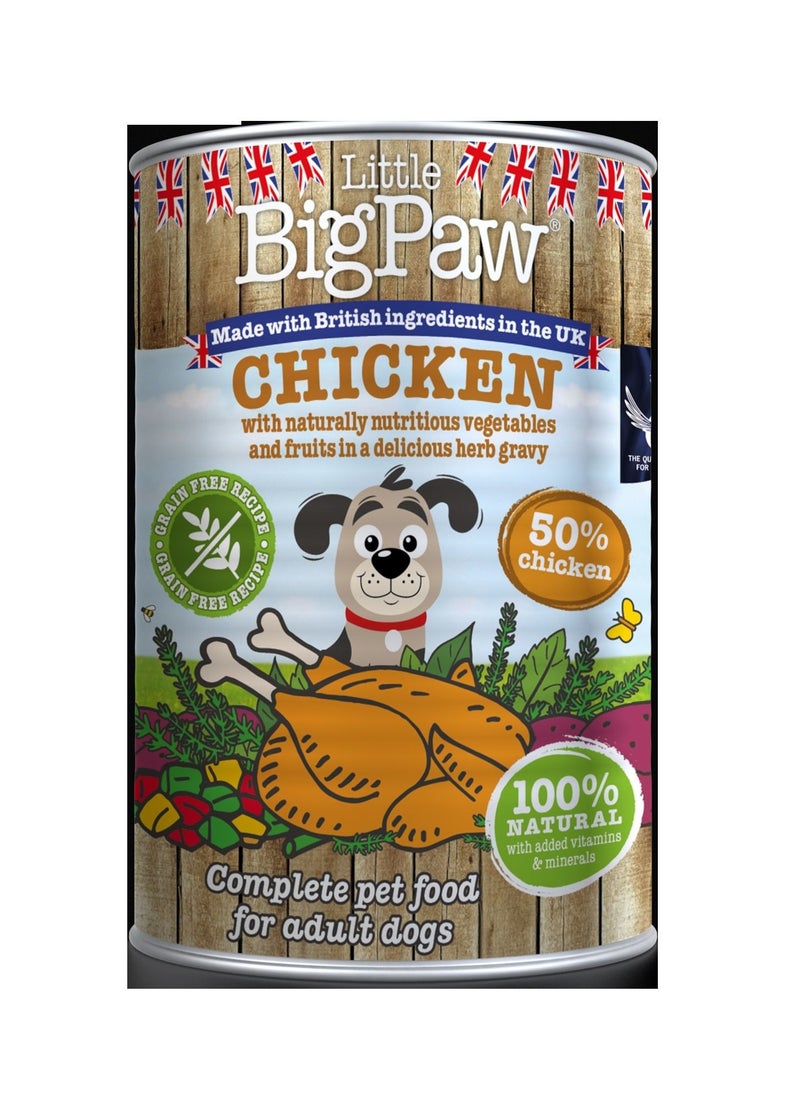 Little Big Paw - Little Big Paw Chicken With Vegetable And Fruits Dog Wet Food 390G - Image 1