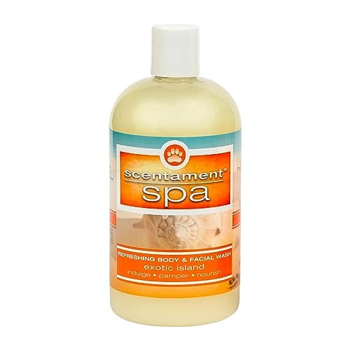 Best Shot Scentament Spa Seasonal Facial & Body Wash, Exotic Island, 16 oz - Image 1
