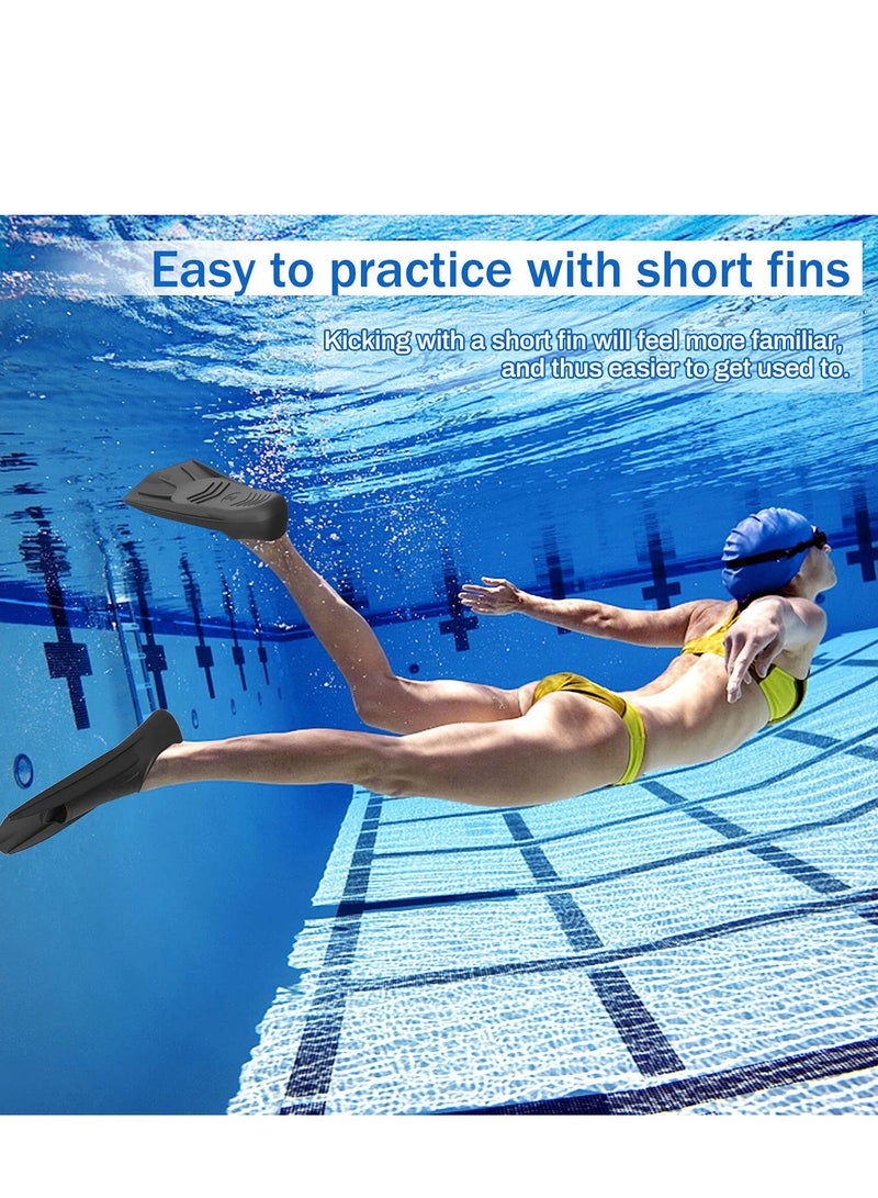 SYOSI Swim Fins Kids,Youth Flippers for Swimming,Training and Snorkeling Beginners, Size Suitable for Children, Girls, Boys - Image 3