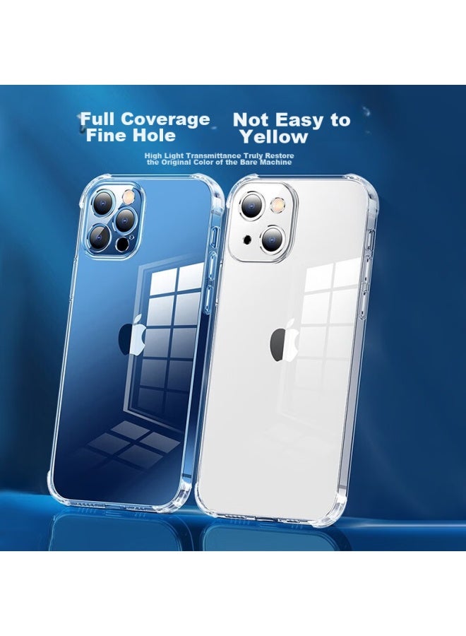 kelleia Kalaio Iphone 13 Case, Transparent Shockproof Tpu Airbag Soft Shell/protective Case For Iphone 13, 6.1 Inch - Image 5