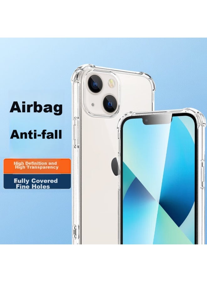 kelleia Kalaio Iphone 13 Case, Transparent Shockproof Tpu Airbag Soft Shell/protective Case For Iphone 13, 6.1 Inch - Image 3