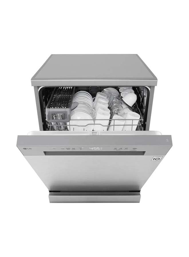 LG Dishwasher, 14 Place Settings 5 ​​Programs 7 kg DFC612FVE Silver - Image 4