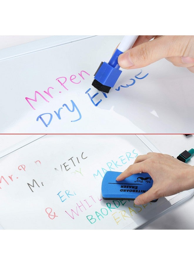 مستر. بين علامات مسح جافة مغناطيسية، 8 عبوات مع ممحاة مسح جاف واحدة، مغناطيس، علامات مغناطيسية للمسح الجاف، أقلام مسح جافة ذات طرف رفيع، طرف رفيع للمسح الجاف - Image 5