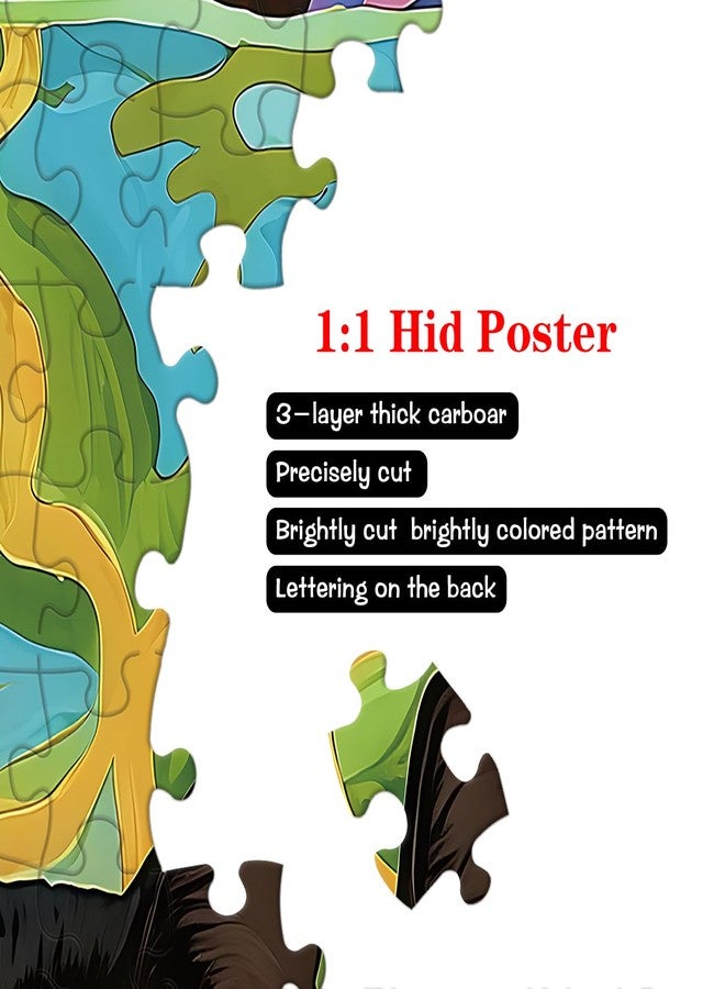 Cafly 1000 Piece Jigsaw Puzzle for Adults- Family Decoration Puzzle, Challenging Fun Puzzles Stunning Art Wall Decor, Gift for Adult Puzzle Lovers, Bedroom Cat C0808 - Image 3