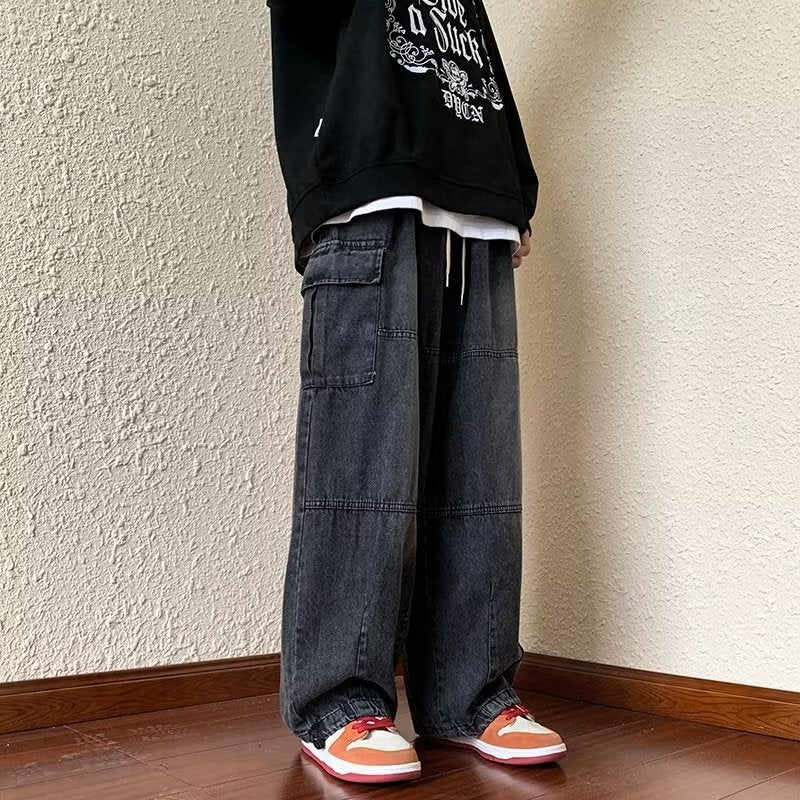 Unisex Casual Daily Denim Jeans - Image 1