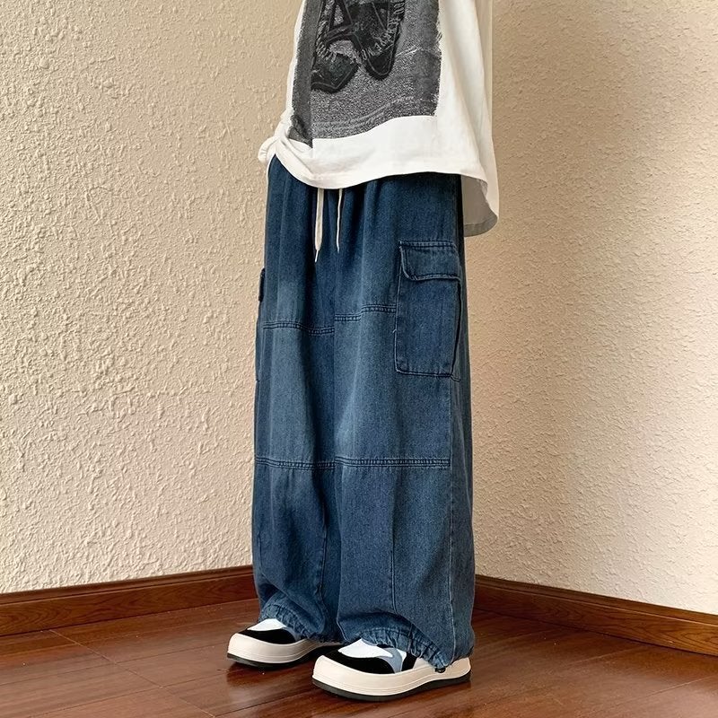 Unisex Casual Daily Denim Jeans - Image 2