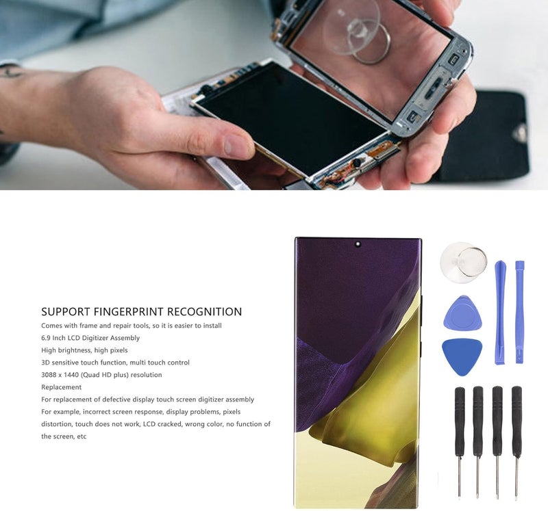لـ Note 20 Ultra استبدال شاشة OLED LCD - Image 2