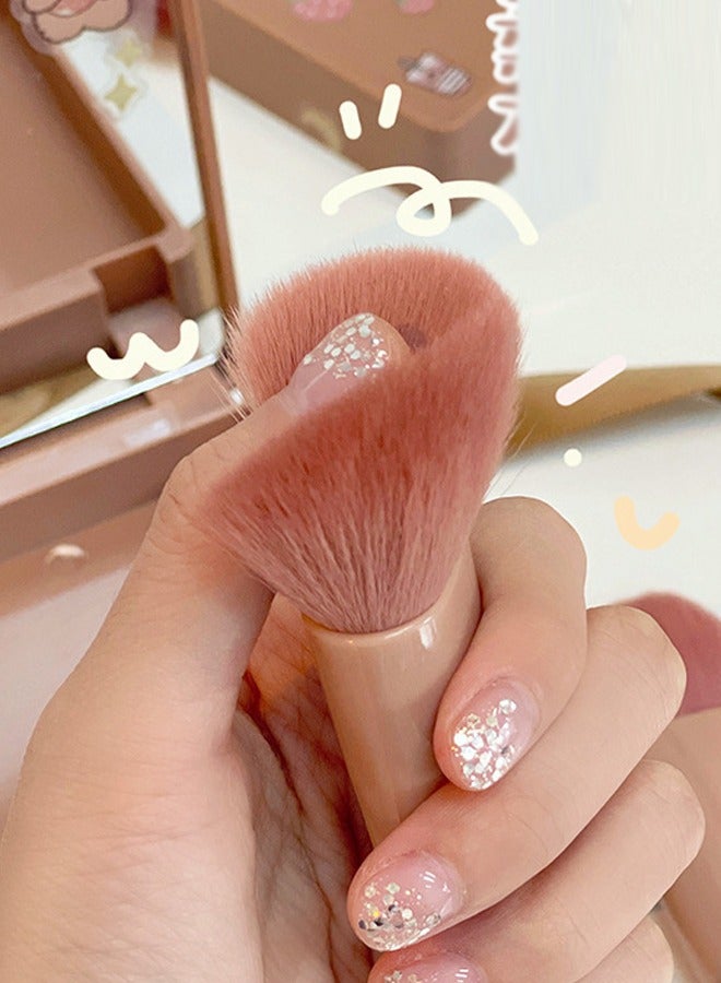 مجموعة جديدة لفرشاة مكياج ذات 5 عدسات متنقلة، وفرشاة بارود متحركة متعددة الوظائف، وفرشاة خدود، وأداة تجميل - Image 3