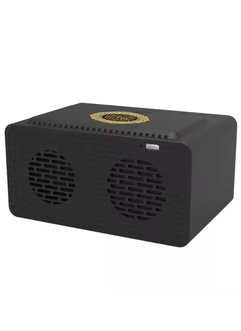 ELTRAZONE Quran Speaker With Azan Clock Alarm Clock Radio With Bluetooth Speaker Alarm Clocks Bedside Powerful Battery Backup And USB Port With App Control LED Display Clock With 8GB Storage SQ808  - Image 3