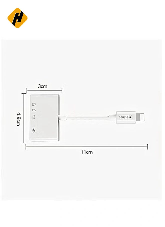 HuHa - Yesido GS12 Lightning to USB Adapter, Otg Adapter - Image 1