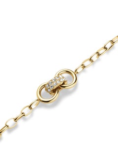 RoseField Rosefield Bow Link Studs Bracelet Gold - JBBSG-J899  - Image 2