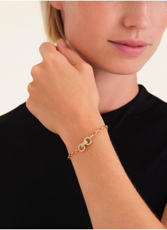 RoseField Rosefield Bow Link Studs Bracelet Gold - JBBSG-J899  - Image 4