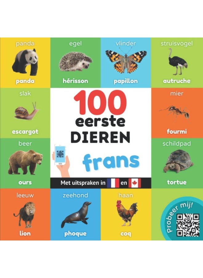 100 eerste dieren in het frans: Tweetalig fotoboek for kinderen: nederlands / frans met uitspraken  - Image 2