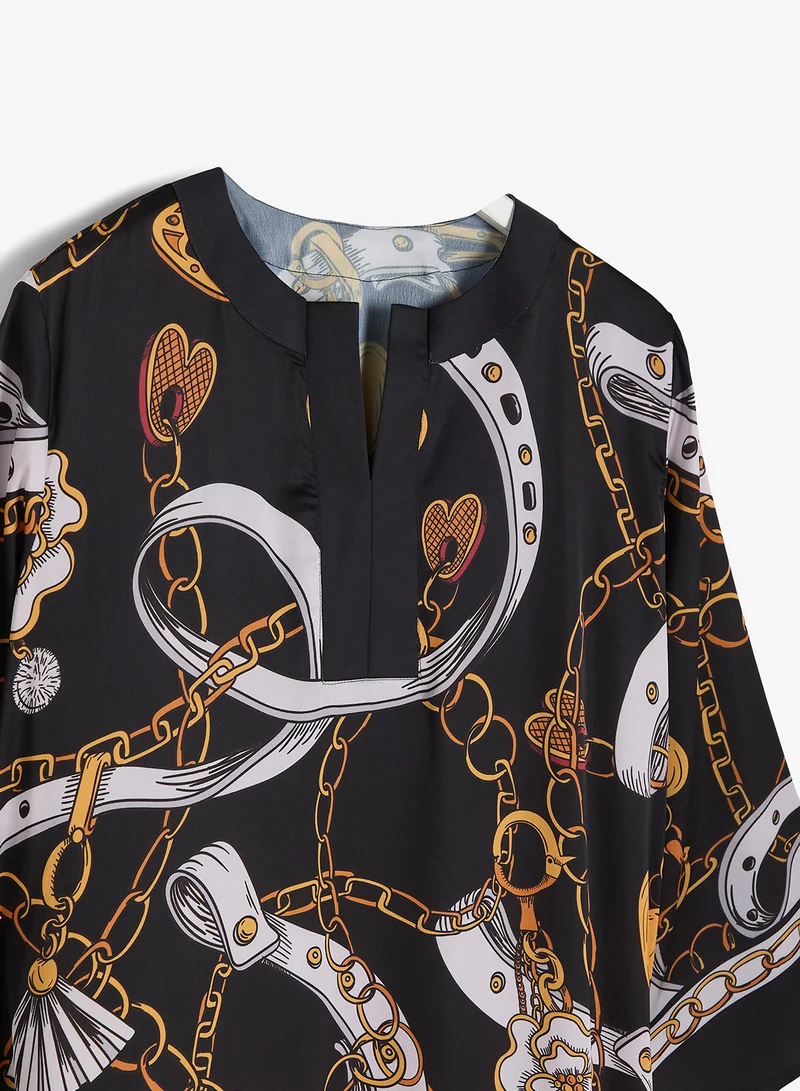 FYOR  Elegant Harmony Kaftan Dress for Women for Women | Best Price UAE