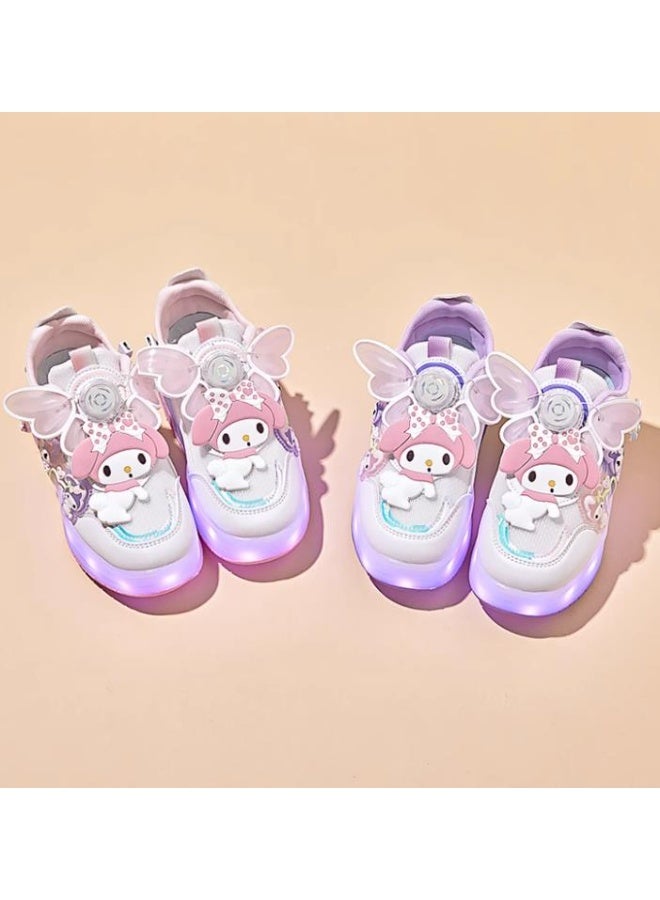 (نموذج جديد مع الأجنحة) حلو و عصري Roller Skates مع أضواء لامعة لأزواج التزلج على الجليد للأطفال - Image 3