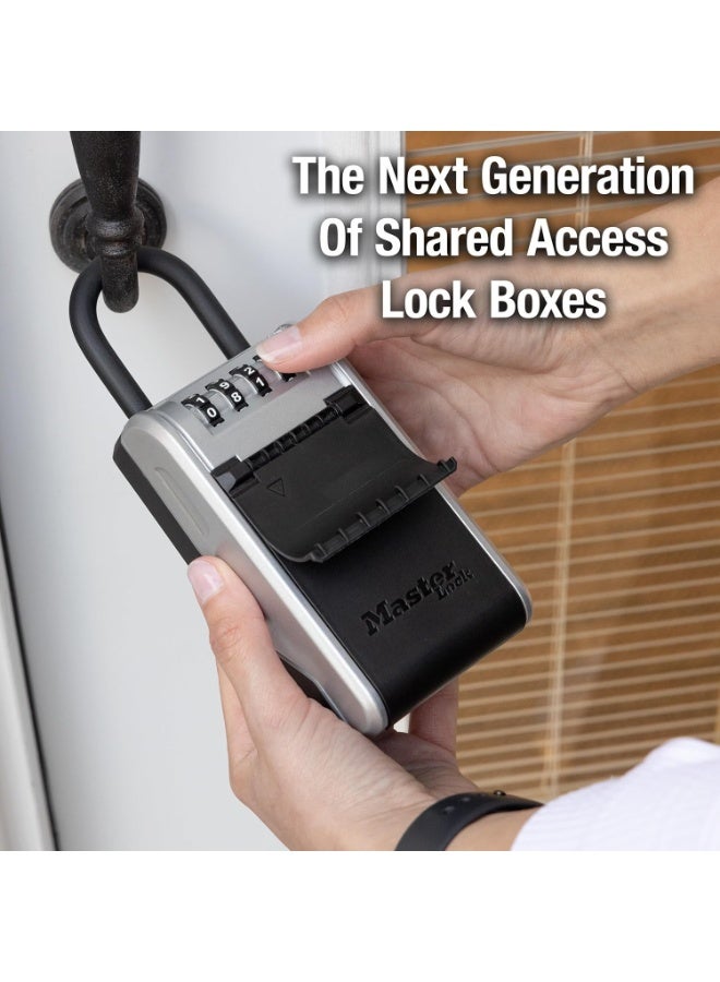 Master Lock High Capacity Key Lockbox, Combination Dial, Removable Shackle - Image 3