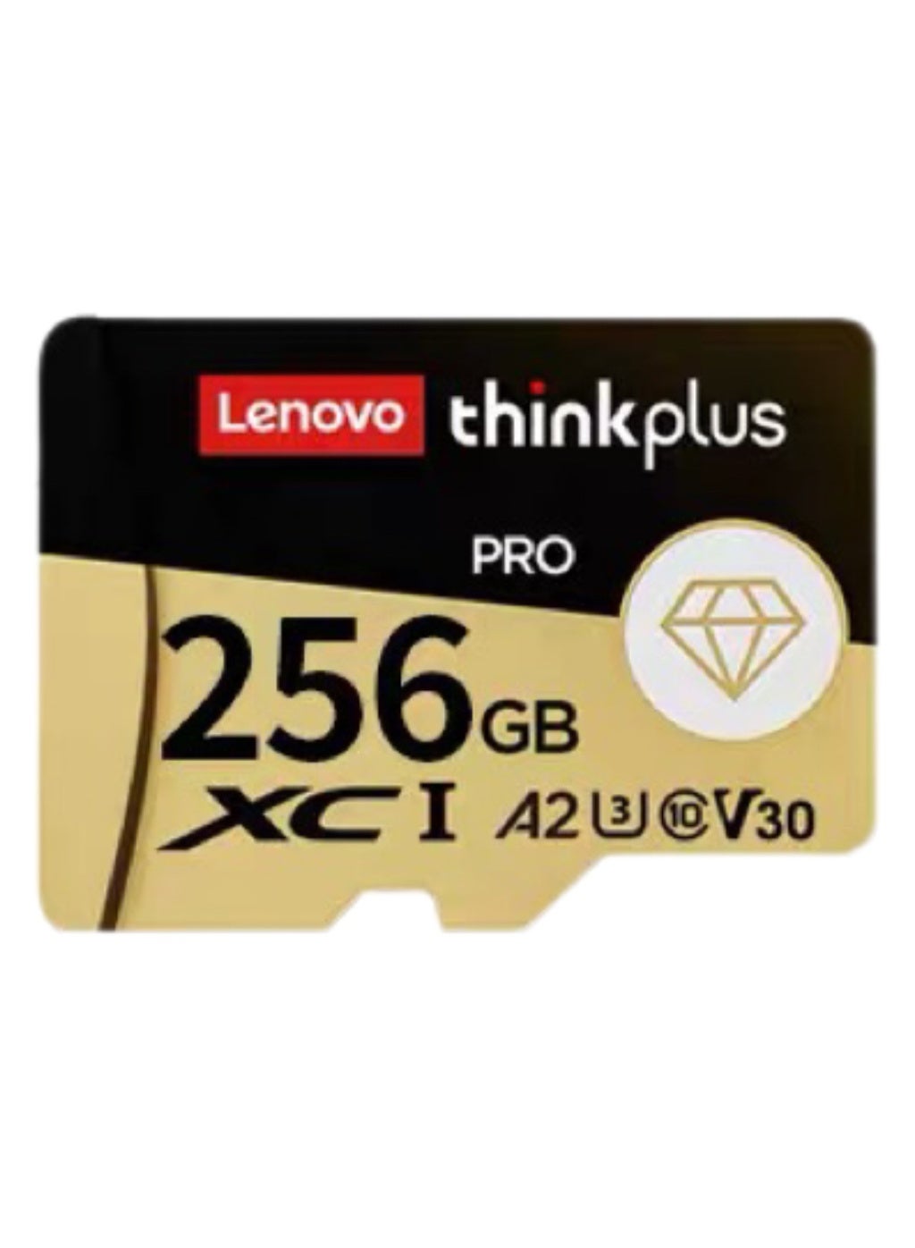 Lenovo thinkplus Platinum Edition 256GB U3 High-Speed TF Card, 130MB/s Read Speed, 4K Video Recording Memory Card for Surveillance, Dash Cam, Mobile Phone, Drone 256 GB