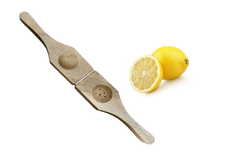 Ervio Wooden Lemon Squeezer | Neem Wood Manual Lemon Juicer & Citrus Reamer | Eco-Friendly Handheld Lemon Press for Kitchen, Travel, Camping & Outdoor Use - Image 3