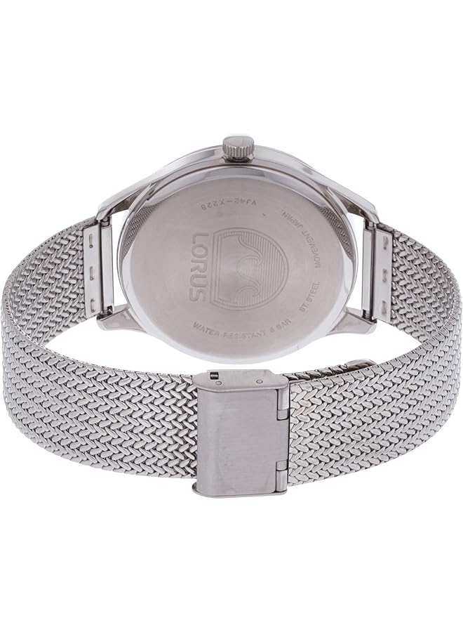 لوراس ساعة كوارتز تناظرية كلاسيكية للرجال بسوار من الفولاذ المقاوم للصدأ Rs929Dx9 - Image 2