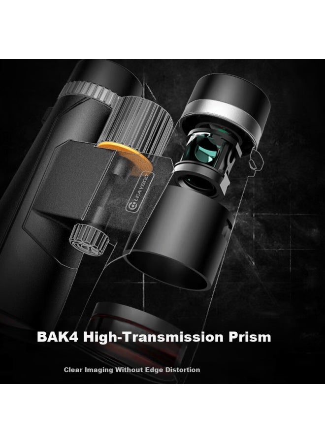 Leaysoo Leilong Cool Shadow 12x50 High-power Hd Large Eyepiece Nitrogen-filled Waterproof Low-light Night Vision Professional Binoculars With Phone Mount - Image 5
