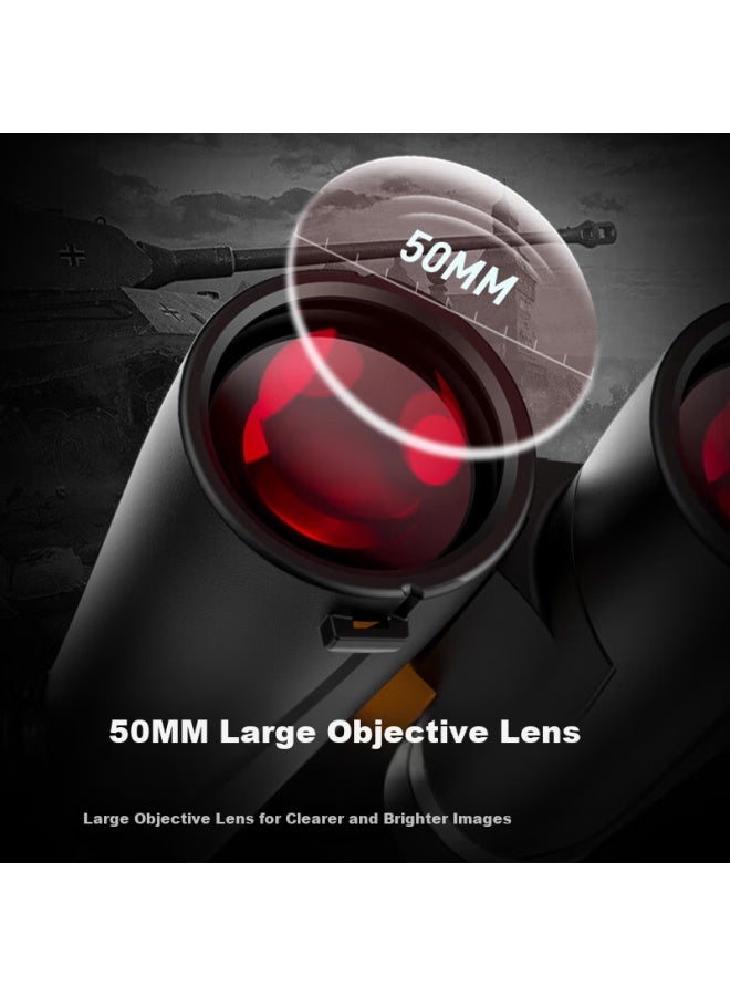 Leaysoo Leilong Cool Shadow 12x50 High-power Hd Large Eyepiece Nitrogen-filled Waterproof Low-light Night Vision Professional Binoculars With Phone Mount - Image 3