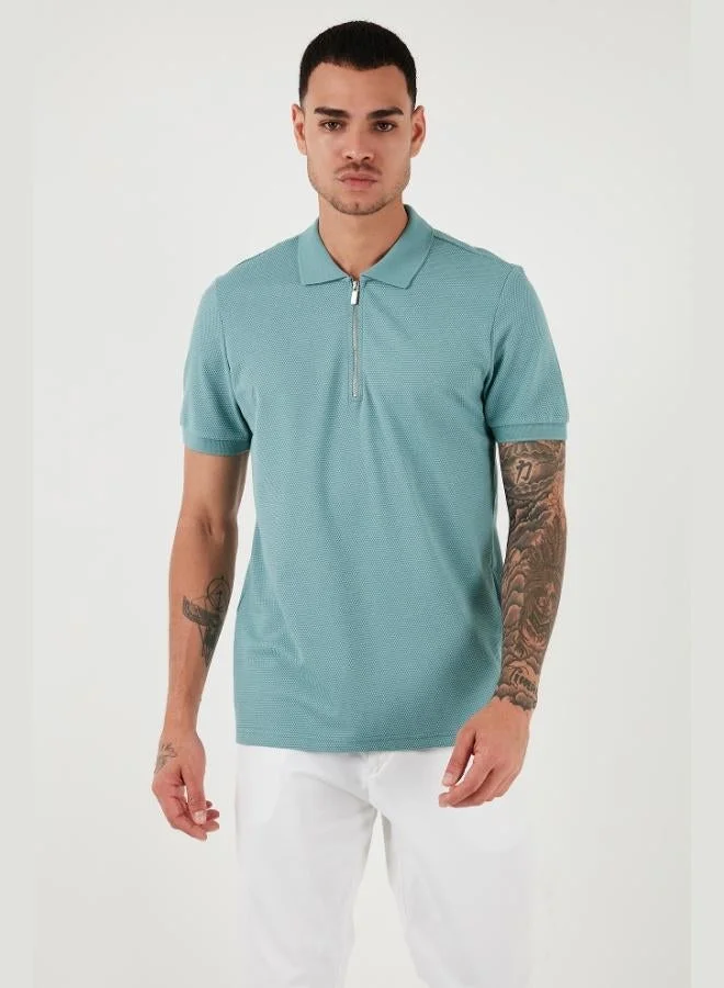 Buratti Cotton Regular Fit Half Zipper 3-Pack Polo Collar T-Shirt Men's Polo Collar T-Shirt 5902915S3