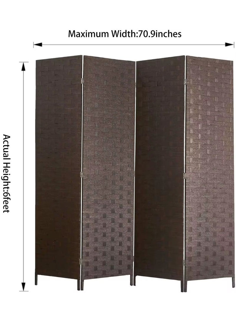 فكسر فاصل غرف قابل للطي والتحريك مصنوع يدويًا من فيكسير [200 × 180 سم] - فاصل ممتد للمكتب، غرفة النوم، غرفة المعيشة، جدار الفندق - Image 3